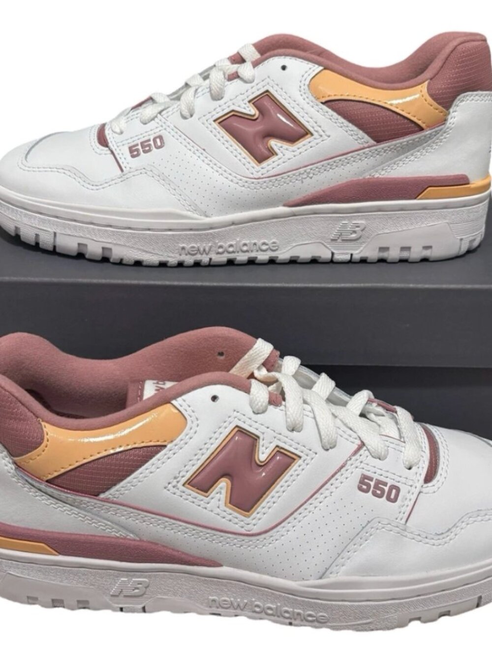 NIB New balance 550 Rosewood Hazy Peach